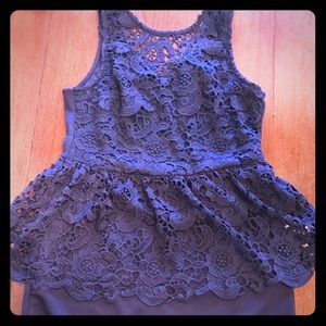 Navy Lace Dress